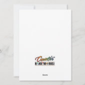 Bethlehem Star Weihnachtskarte Feiertagskarte (Rückseite)