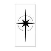 Bethlehem Star Weihnachtskautschuk Briefmarke Gummistempel (Prägung)