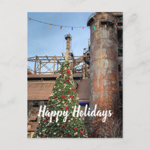Bethlehem Steel PA Weihnachtsfeiertage Postkarte