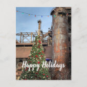 Bethlehem Steel PA Weihnachtsfeiertage Postkarte (Vorderseite)