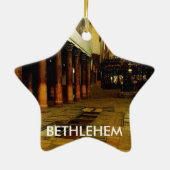 Bethlehem-Stern-Verzierung Keramikornament (Hinten)