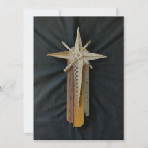 Bethlehem-Stern-Weihnachtskarte