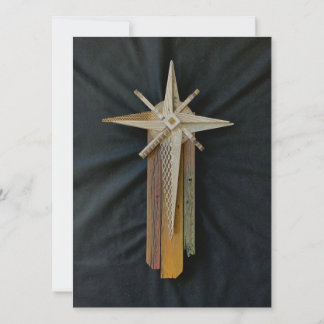 Bethlehem-Stern-Weihnachtskarte Feiertagskarte
