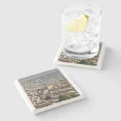 Bethlehem town, Marble Stone Coaster Steinuntersetzer (Seitenansicht)