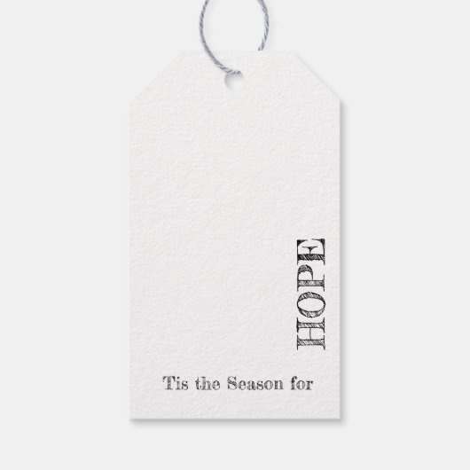 Bethlehem Under Christmas Star Geschenkanhänger (Rückseite)