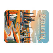 Bethlehem USA wird zu Bethlehem (USA) Magnet (Horizontal)