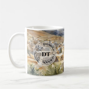 Bethlehem-Wasserfarben-Tasse – Zeitloses Geschenk  Kaffeetasse