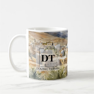 Bethlehem-Wasserfarben-Tasse – Zeitloses Geschenk  Kaffeetasse
