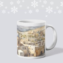 Bethlehem Watercolor Tasse - Zeitloses Heiliges La
