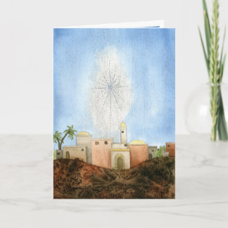 Bethlehem-Weihnachtskarte Feiertagskarte
