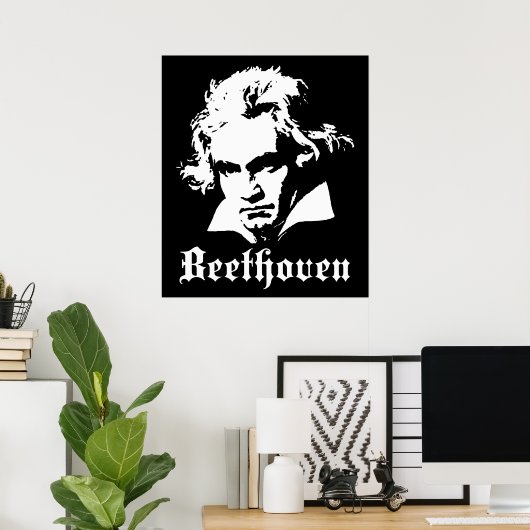Bethoven Poster (Heimbüro)