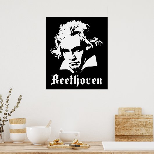 Bethoven Poster (Küche)
