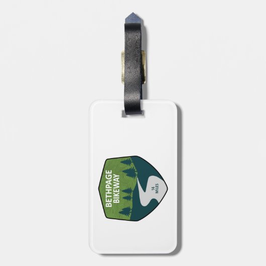 Bethpage Bikeway Gepäckanhänger (Rückseite vertikal)