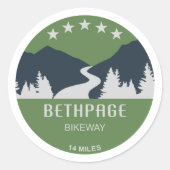 Bethpage Bikeway Runder Aufkleber (Vorderseite)