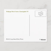 Bethpage Black Course, Farmingdale NY Postkarte (Rückseite)