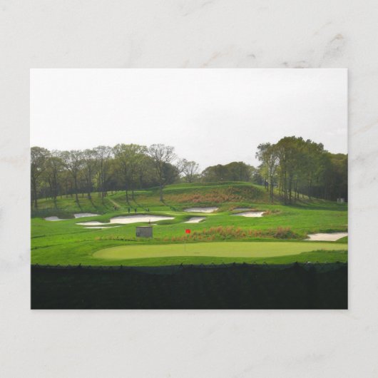 Bethpage Black Course, Farmingdale NY Postkarte (Vorderseite)