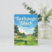 Bethpage Black Golfplatz USA Postkarte (Stehend Vorderseite)
