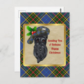 Bethune Clan Abzeichen & Tartan Postkarte (Vorne/Hinten)