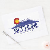Bethune Colorado Wald Berge Rechteck Aufkleber (Umschlag)