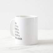 Betiteln Sie Electro-Störschub Dubstep Trommel- Kaffeetasse (Vorderseite Links)