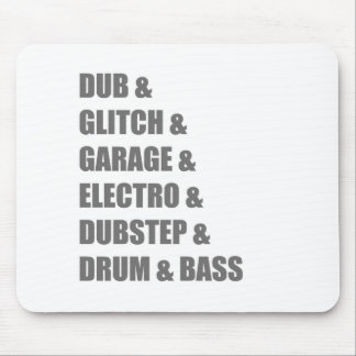 Betiteln Sie Electro-Störschub Dubstep Trommel- Mousepad