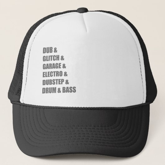 Betiteln Sie Electro-Störschub Dubstep Trommel- Truckerkappe (Vorderseite)