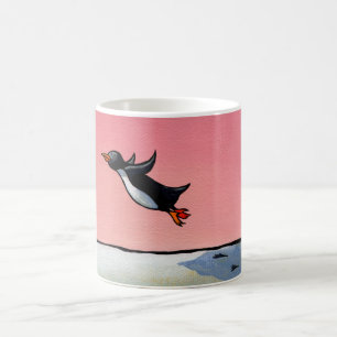 Betitelt: Ewiger Optimist - ehrgeizige Kaffeetasse