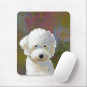 Betitelt: Ich denke an ihn - entzückenden weißen Mousepad (Mit Mouse)