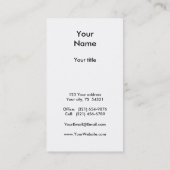 Betitelt:  Marmelade bevorzugt Einsamkeit - Visitenkarte (Rückseite)