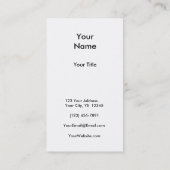 Betitelt:  Mitteilung - Flasche in dem Meer, das Visitenkarte (Rückseite)