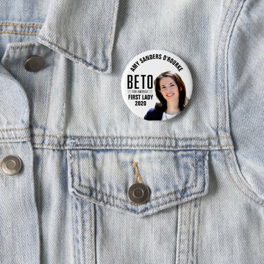 BETO 2020: Amy for Frist Lady Button (Beispiel)