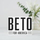 Beto for America Postkarten #1 (Stehend Vorderseite)