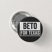 Beto FOR TEXAS Button (Vorne & Hinten)