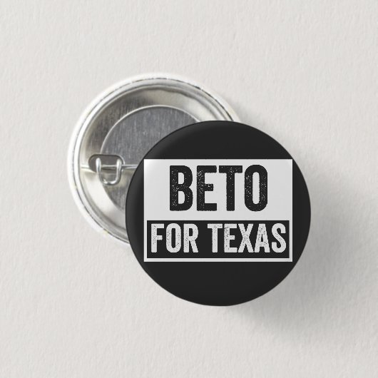 Beto FOR TEXAS Button (Vorne & Hinten)