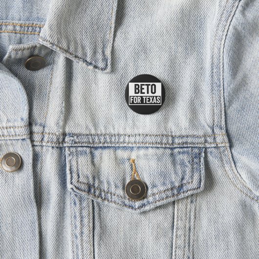 Beto FOR TEXAS Button (Beispiel)