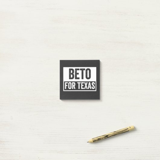 beto FOR TEXAS Post-it Klebezettel (Auf Schreibtisch)
