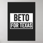 Beto FOR TEXAS Poster (Vorne)