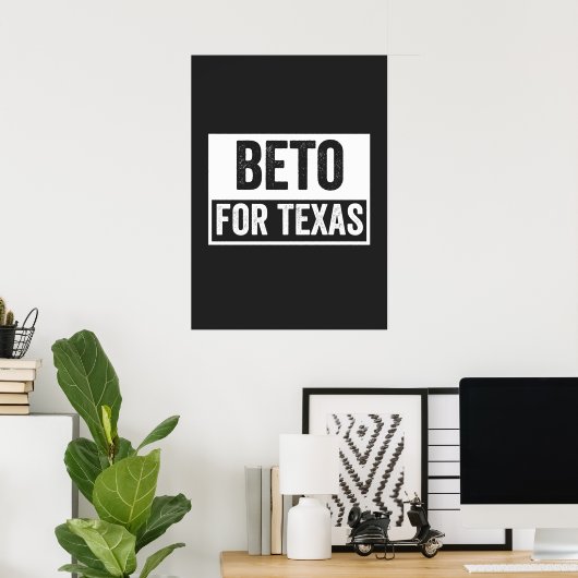 Beto FOR TEXAS Poster (Heimbüro)
