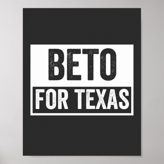Beto FOR TEXAS Poster (Vorne)