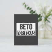 Beto FOR TEXAS Postkarte (Stehend Vorderseite)