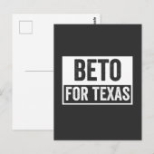 Beto FOR TEXAS Postkarte (Vorne/Hinten)