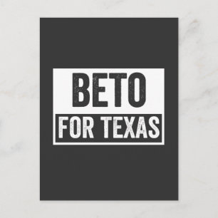 Beto FOR TEXAS Postkarte