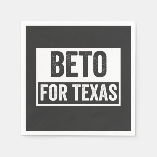 Beto FOR TEXAS Serviette (Vorderseite)