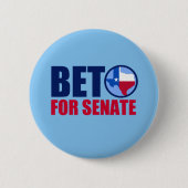 Beto für den texanischen Senat 2018 Button (Vorderseite)