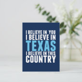 Beto O' Rourke Konzessionsanführungsvortrag Postkarte (Stehend Vorderseite)