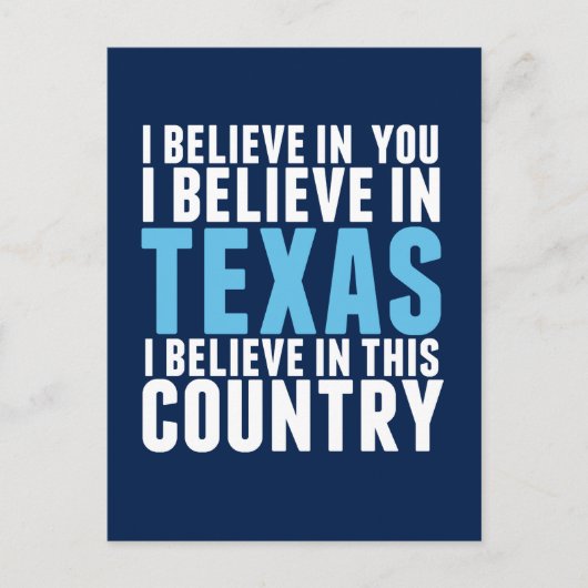 Beto O' Rourke Konzessionsanführungsvortrag Postkarte (Vorderseite)