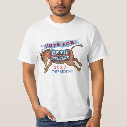 Beto O'Rourke für den demokratischen Präsidenten 2 T-Shirt (Vorderseite)