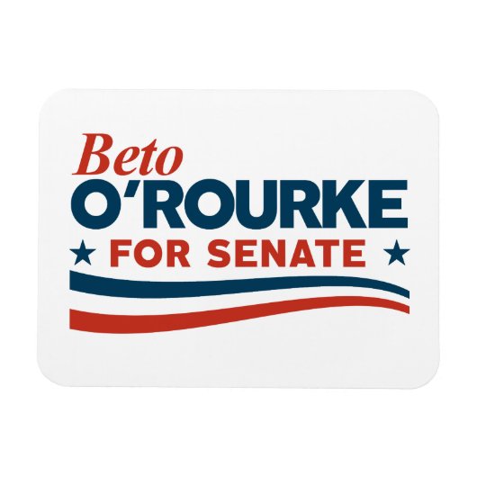 Beto O'Rourke für den Senat Magnet (Horizontal)