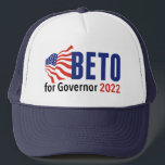 Beto O'Rourke für Gouverneur der texanischen Präsi Truckerkappe<br><div class="desc">Stimmen Sie für Beto O'Rourke für Gouverneur von Texas. Phantastisch Beto O'Rourke 2022 hat für einen Demokraten,  der den Kandidaten für das demokratische Party für die Gouverneurswahlen unterstützt. Amerikanische Flagge Bild von Graphics Factory in rot,  weiß und blau auf einer Kappe für ein liberales Texan.</div>