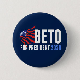 Beto O'Rourke für Präsident 2020 Button